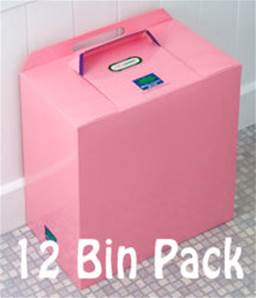 PINK BINS 12 PACK