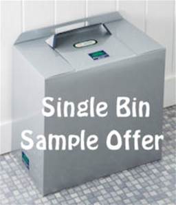 SILVER GREY METALLIC SINGLE BIN TRIAL/STARTER PACK